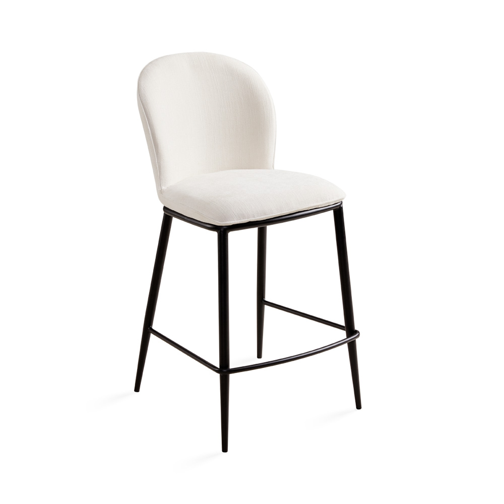 Angie Counter Chair: Ivory Linen